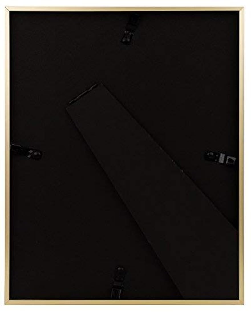 Golden State Art, marco de fotos de aluminio satinado