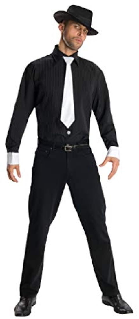 Disfraz de Rubie Héroes y hombres adultos Gangster