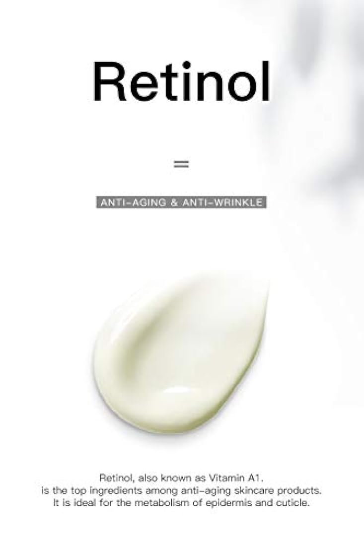 Crema de retinol premium UMRAN, crema hidratante antienvejecimiento 2,5% para el cuidado facial y ocular, esencia antiarrugas con ácido hialurónico, crema de día y noche, vitamina E y té verde, 1.7 fl oz, 1.7 fl.Oz