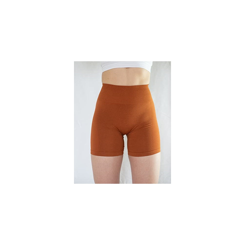 Shorts de entrenamiento color naranja talla XS
