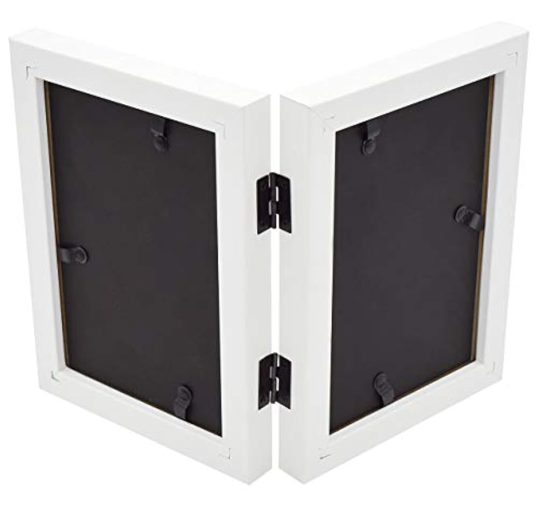 Golden State Art - Marco de fotos con bisagras decorativas