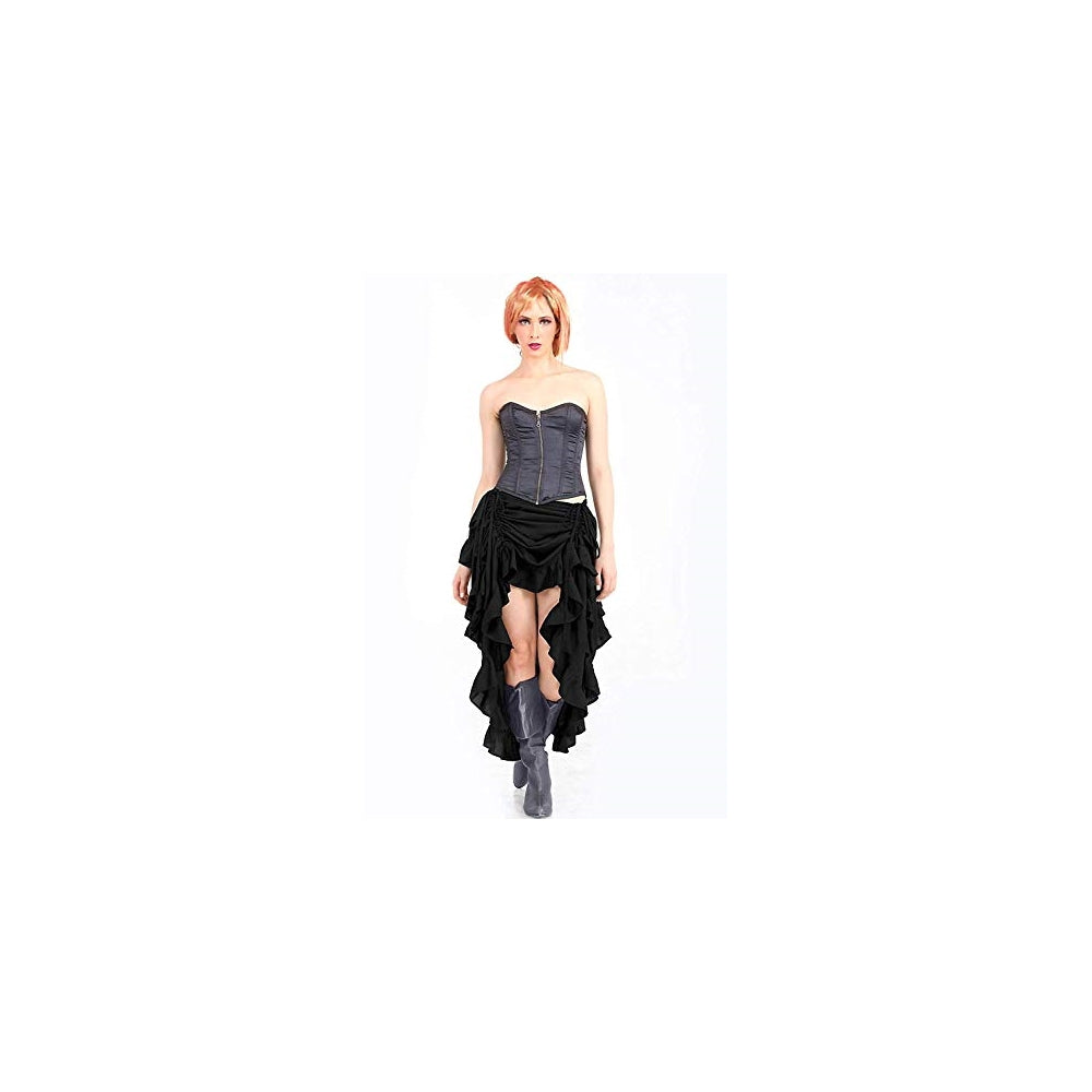 Disfraz para cosplay estilo victoriano falda Steampunk S