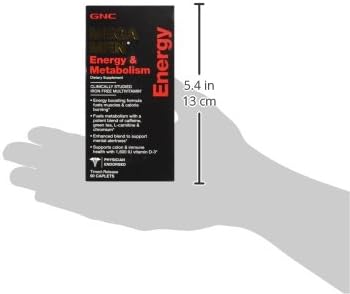 GNC Suplemento de energía y metabolismo Mega Men 90 unidades