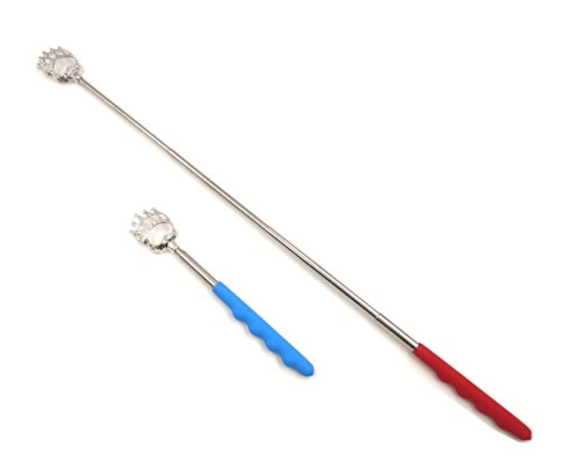 Qaoquda - Rascador telescópico portátil con asas de goma