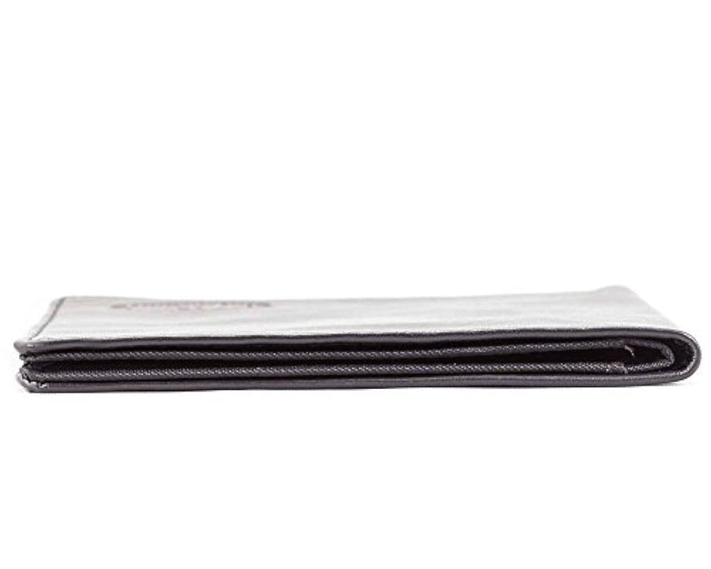 Cartera delgada de piel para hombre.