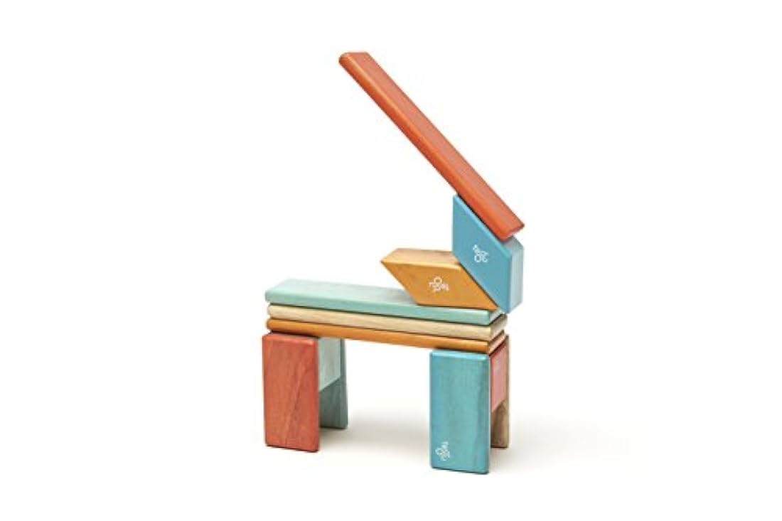 Juego de bloques magnéticos de 14 piezas Tegu