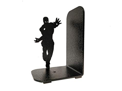 HeavenlyKraft Superheros - Sujetalibros decorativos de metal, antideslizante, tapa para libros para decoración del hogar, oficina, estanterías, 5.9 x 3.9 x 3.14 pulgadas por pieza