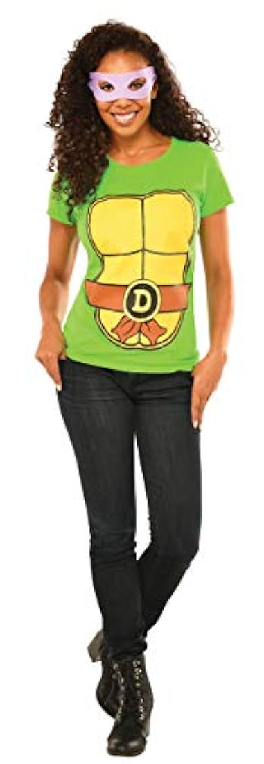 Disfraz de tortuga Ninja mutante parte superior con máscara