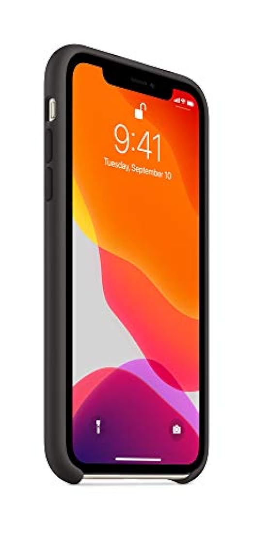 Carcasa de silicona para iPhone 11, Negro marca Apple