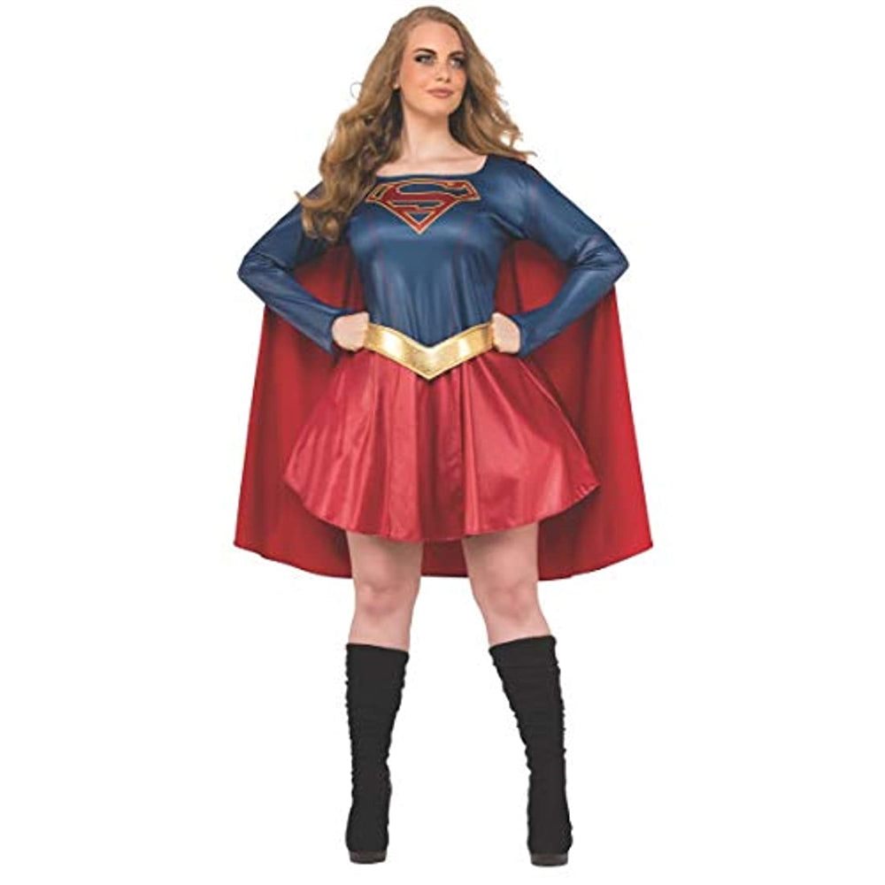 Disfraces - Disfraz de Supergirl con curvas para adulta