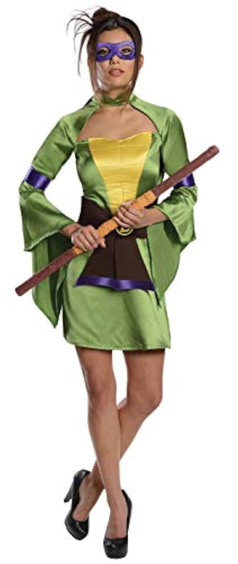 Secret Wishes Disfraz de tortuga ninja mutante adolescente Donatello para adulto