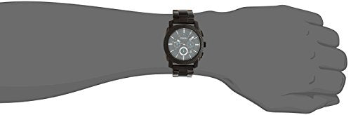 Reloj para hombre negro de acero inoxidable