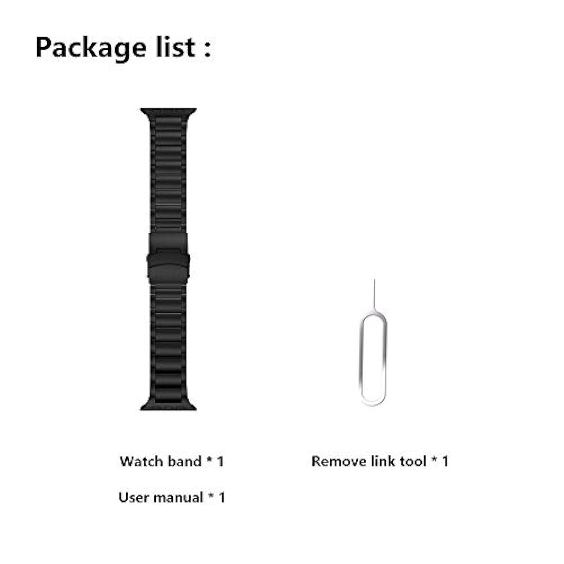 Correa de repuesto para Apple Watch de 1.732 in/1.654 in