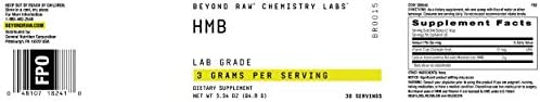 Suplemento BEYOND RAW Chemistry Labs HMB Powder 30 porc