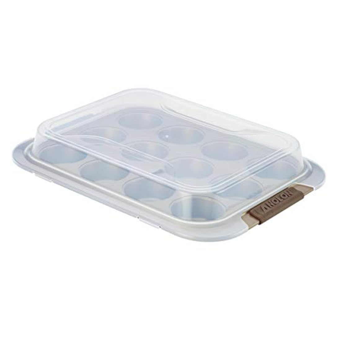 Molde antiadherente para 12 tazas