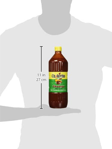 Chamoy El Chilerito 33.8 Fl. Oz - Salsa Picante y Dulce