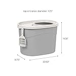 Caja de Arena para Gatos con Cuchara para Arena