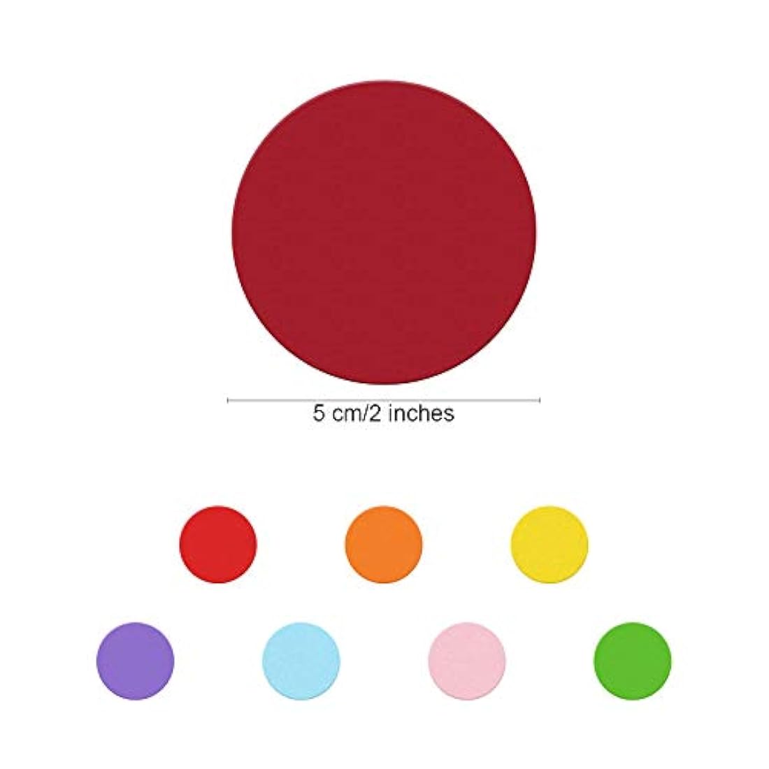 Guirnalda de papel con diseño de círculo, diseño de lunares