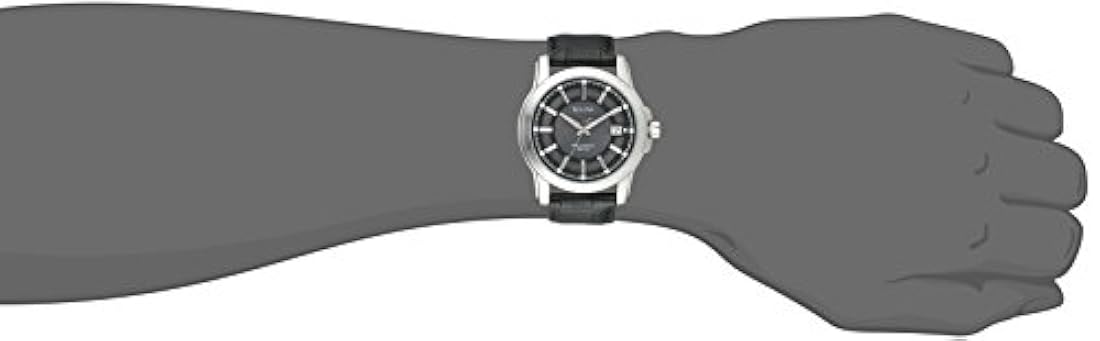 Bulova - Reloj de pulsera de piel precisionista para hombre