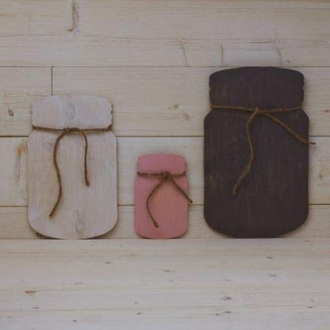 Woodpeckers - Recortes de madera para tarros de masón