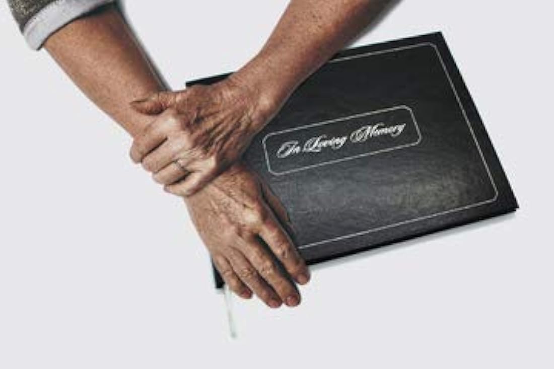 Libro de invitados para Funeral. Marca Pyle