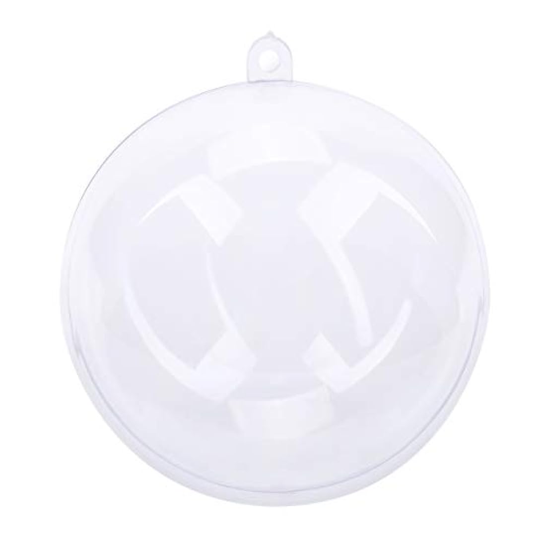 20 unidades de bolas de plástico transparente rellenables