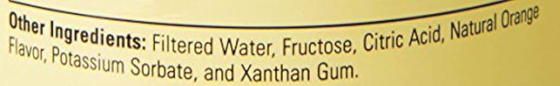 Calcio / Magnesio líquido sabor natural a naranja de 16 fl