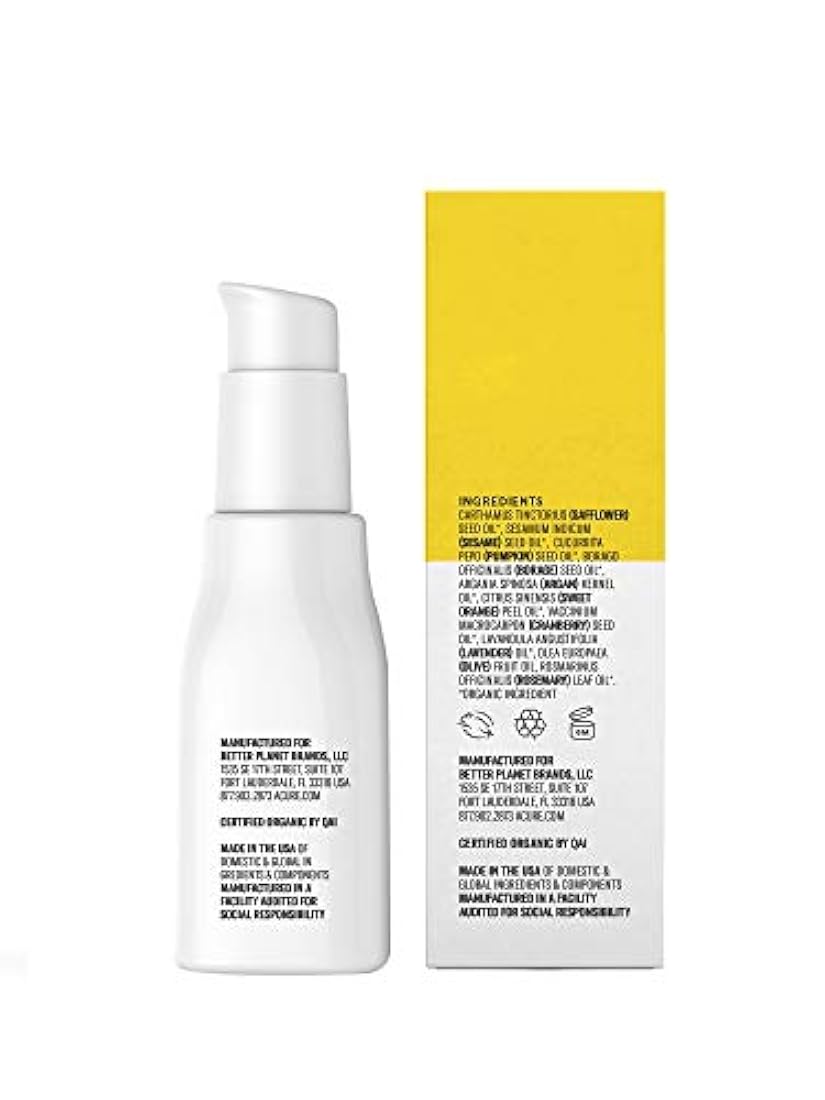 Sérum facial reafirmante Acure, 1 onzas