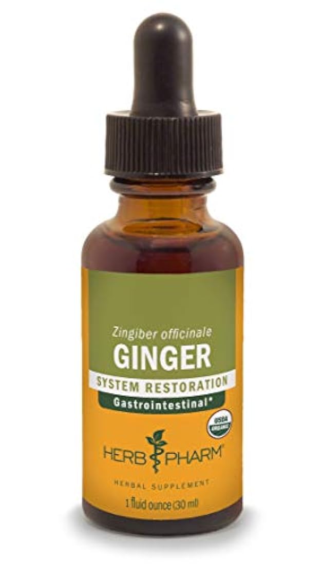 Extracto de jengibre orgánico certificado Herb Pharm