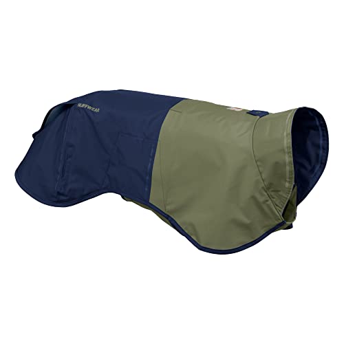 RUFFWEAR, Sun Shower - Chubasquero para perro, impermeable y resistente al viento para clima húmedo, azul medianoche, talla XXS