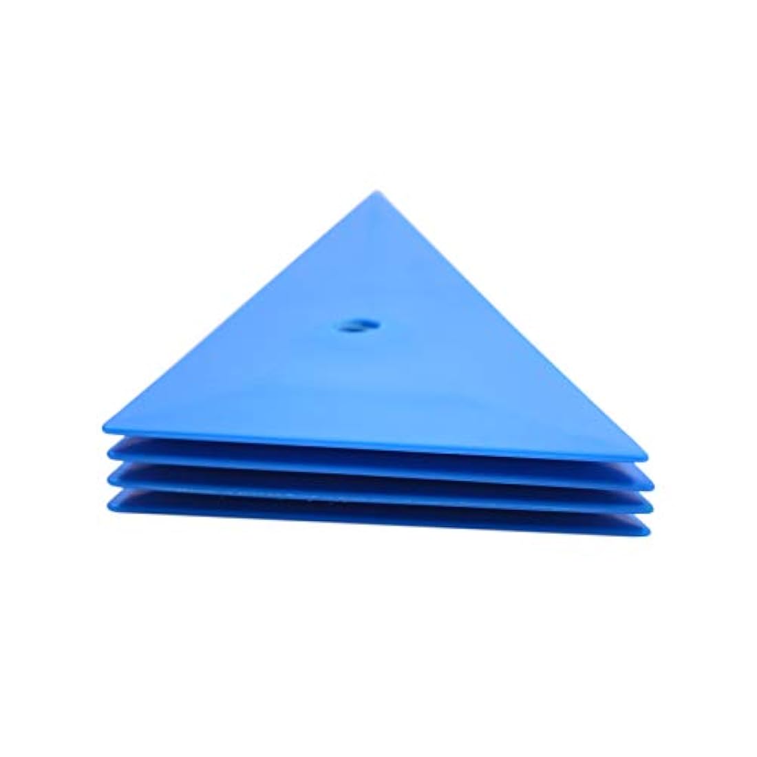 Tarjeta suave de la forma del triángulo