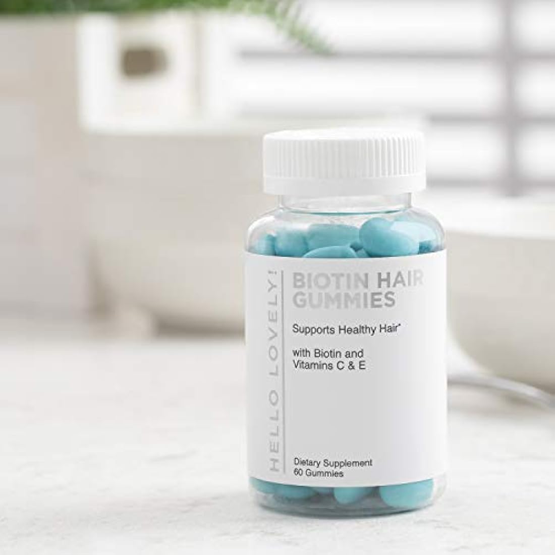 Vitaminas de goma para el cabello