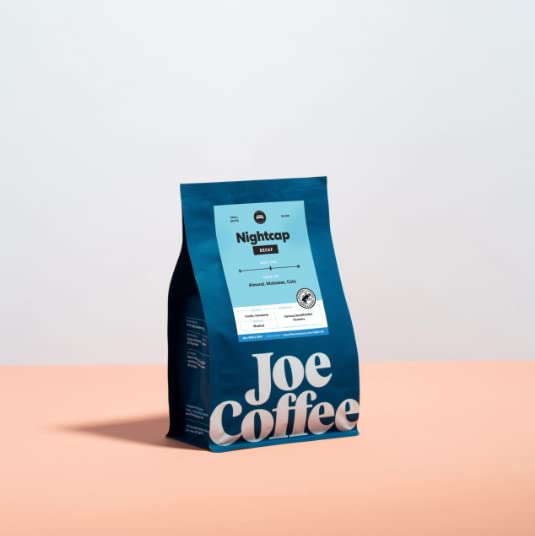 Café Decaf en Grano Joe Coffee, 12 oz, RFA Certificado, Kosher