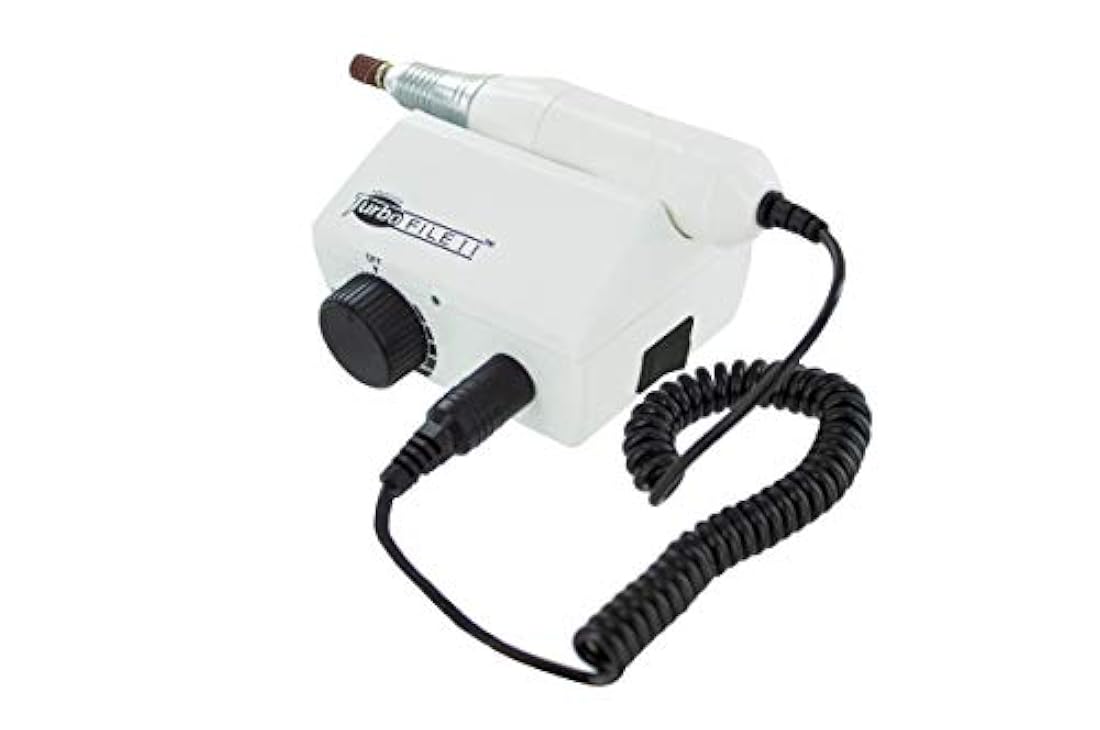 Lima eléctrica para uñascolor blanco ligero, 20.000 rpm,