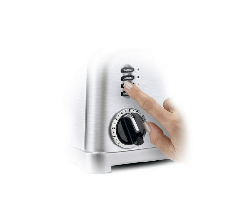 Tostadora de acero inoxidable cepillado