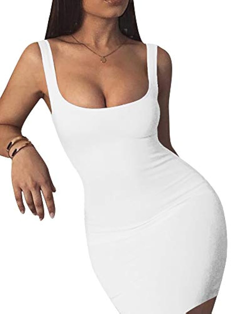 GOBLES Vestido de verano sin mangas para mujer