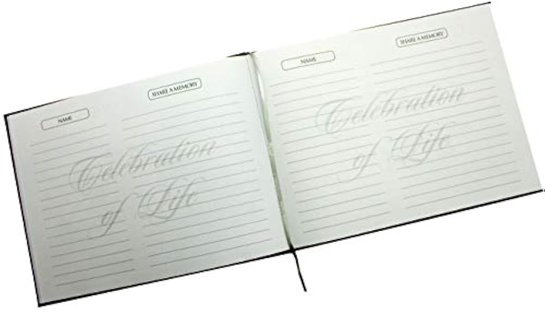 Libro de invitados para Funeral. Marca Pyle