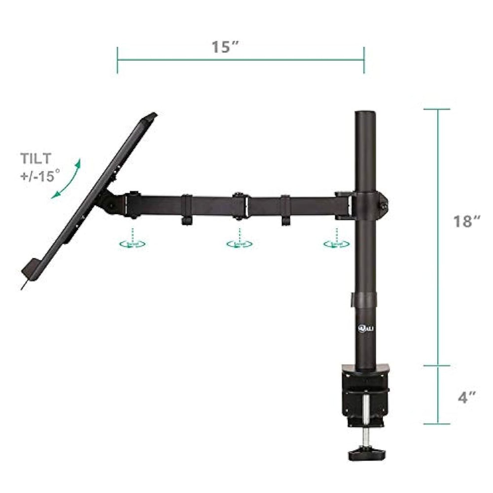 Soporte de escritorio para portátil de hasta 17 pulgadas
