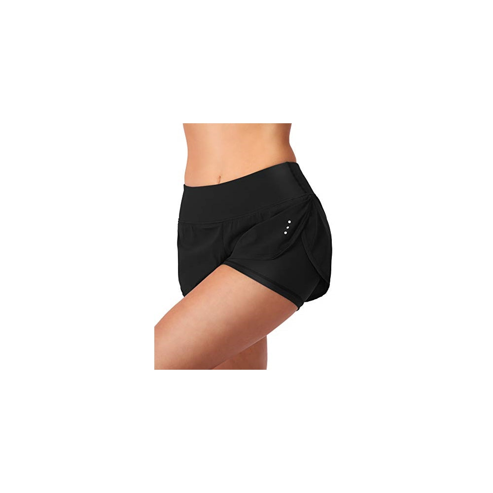 Shorts cortos para correr 2 en 1 para mujer talla S