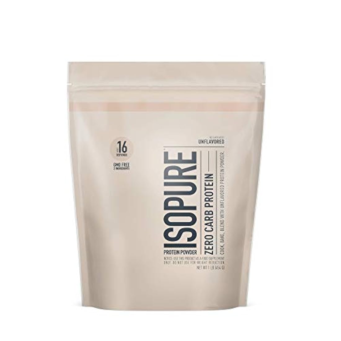Proteína vegana de base vegetal de Isopure - orgánico