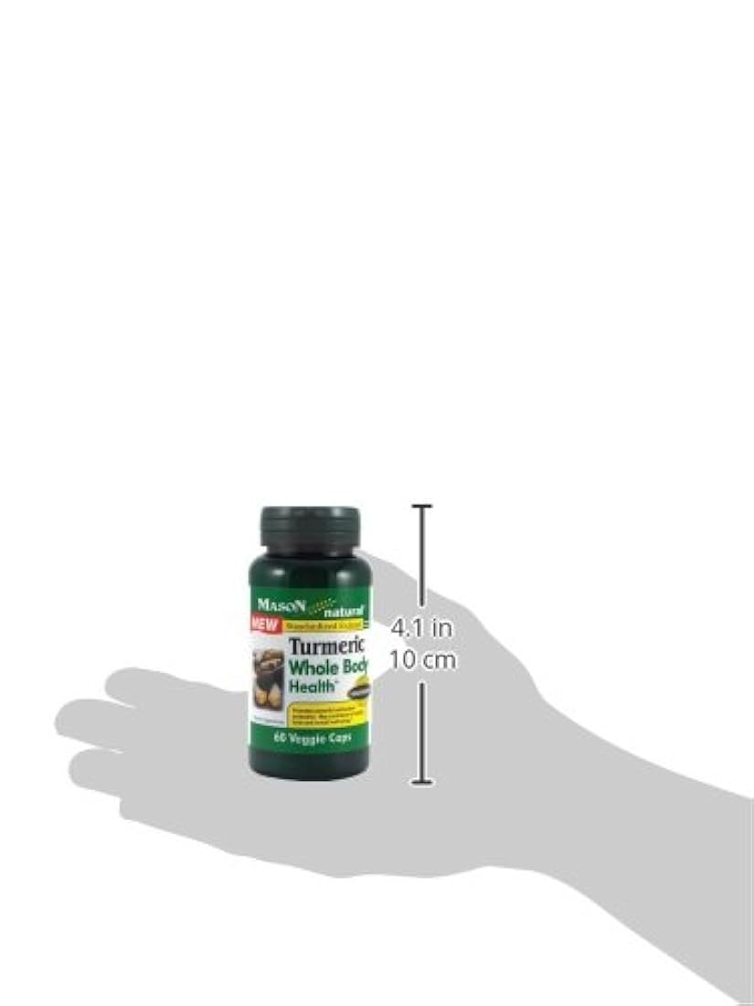 Mason Salud Natural Turmeric cuerpo entero Cápsulas