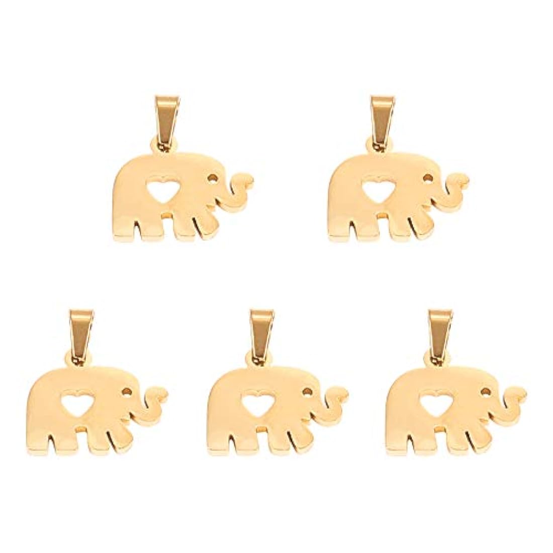 Dijes y Medallas - 10 colgantes de acero inoxidable