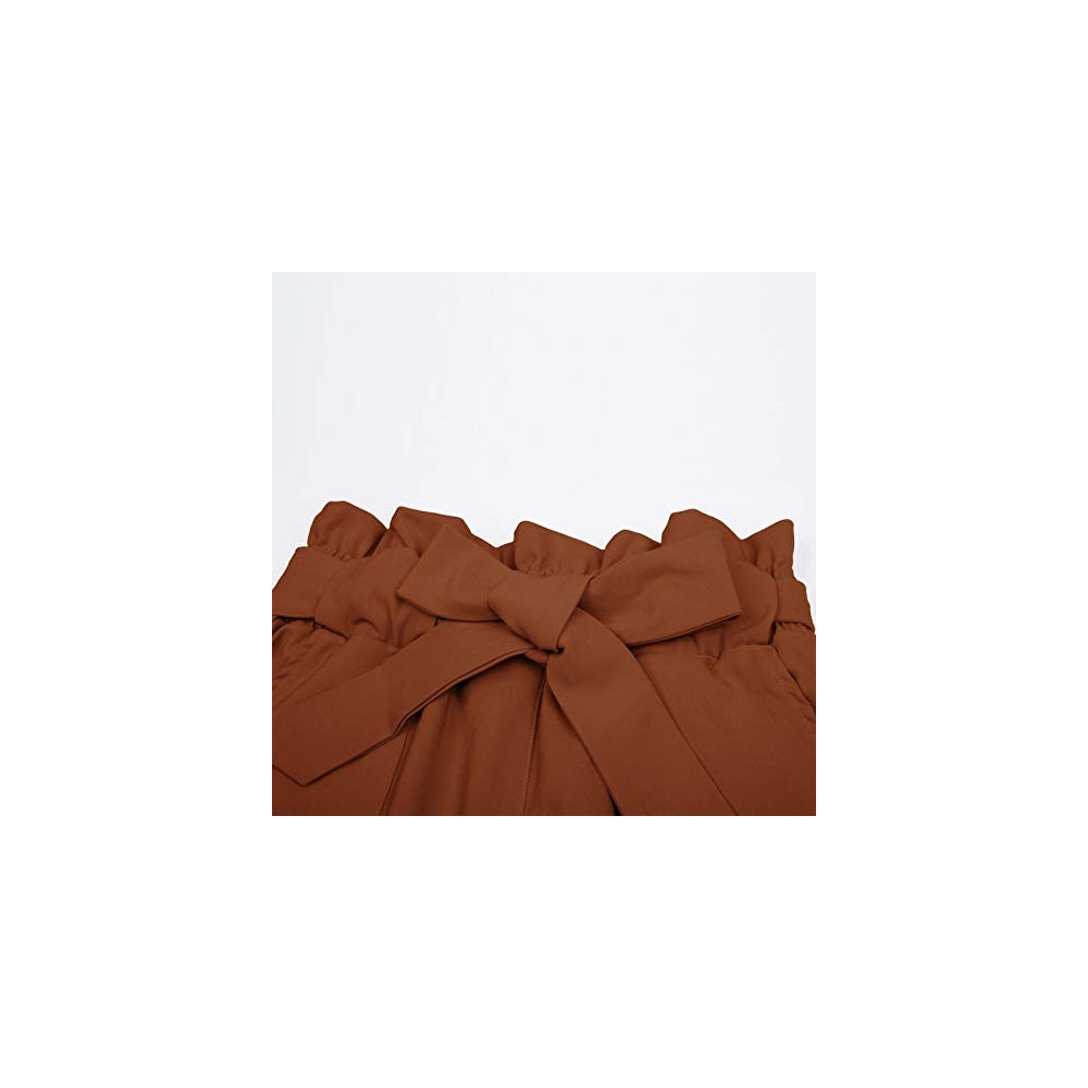 Pantalones de mujer con bolsillos, cintura alta Talla xs