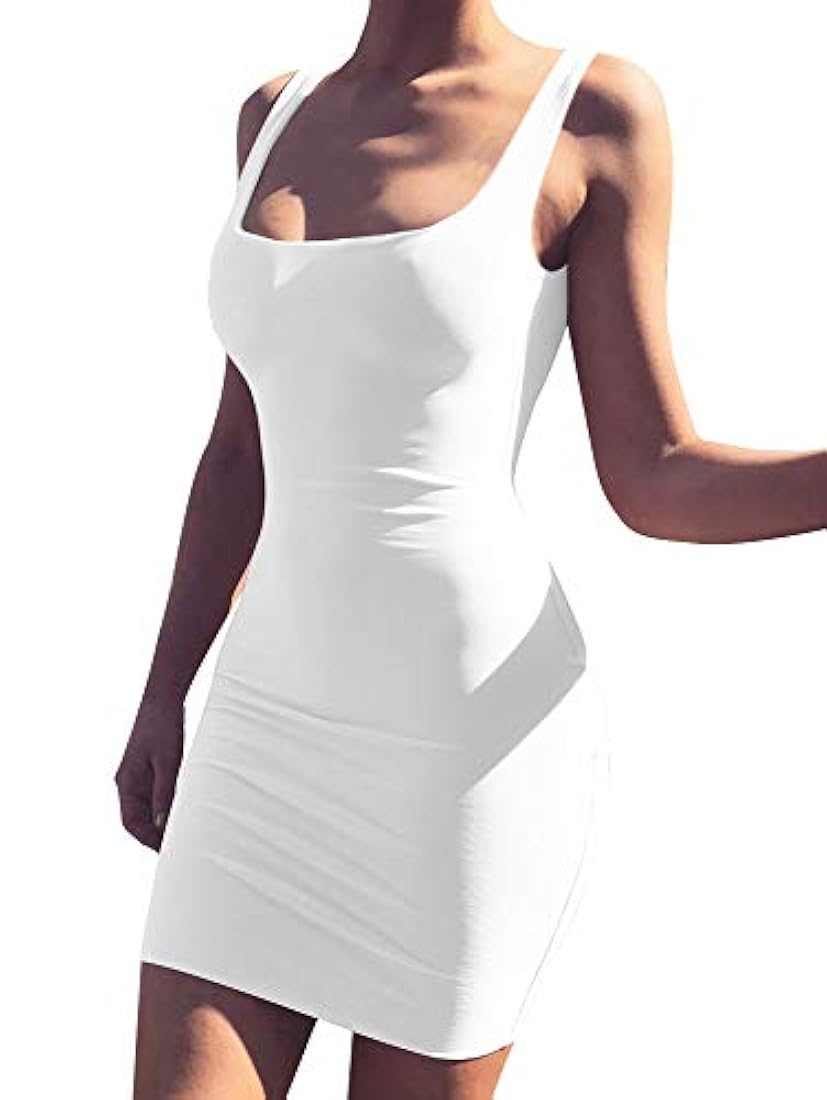 GOBLES Vestido de verano sin mangas para mujer