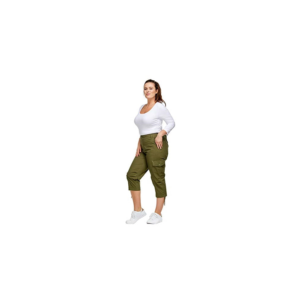 Pantalones tipo cargo para mujer, talla L