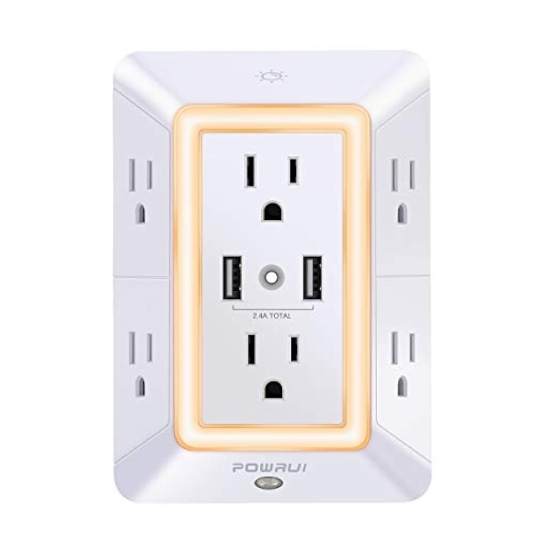 Cargador de pared USB, protector de sobretensiones