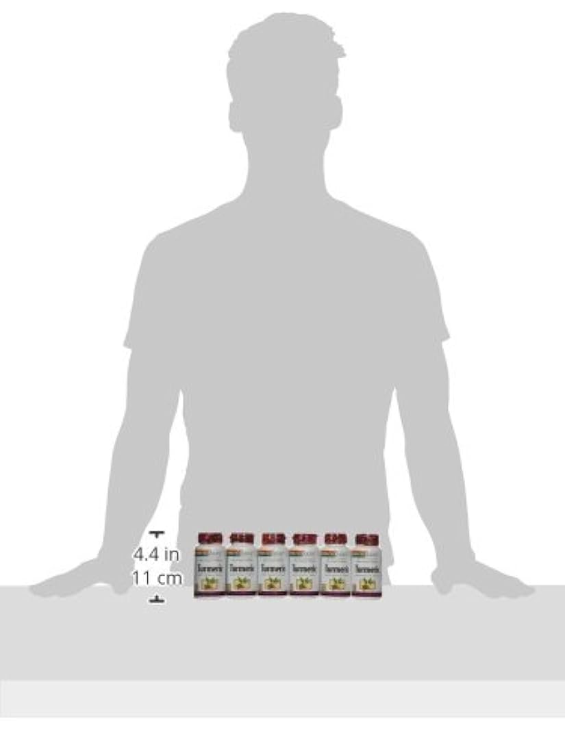 Extracto de raíz de cúrcuma Solaray, 300 mg, 60 unidades