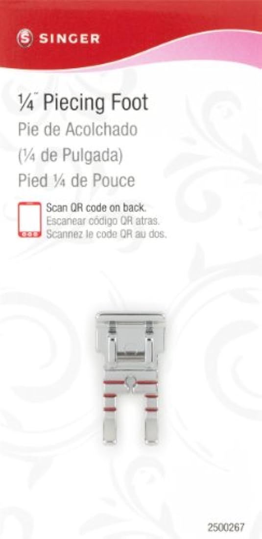 crea costuras perfectas 1/4 pulgadas, ideal para acolchado