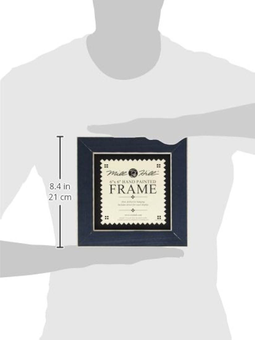 Portarretratos de madera de 6.0 x 6.0 in,