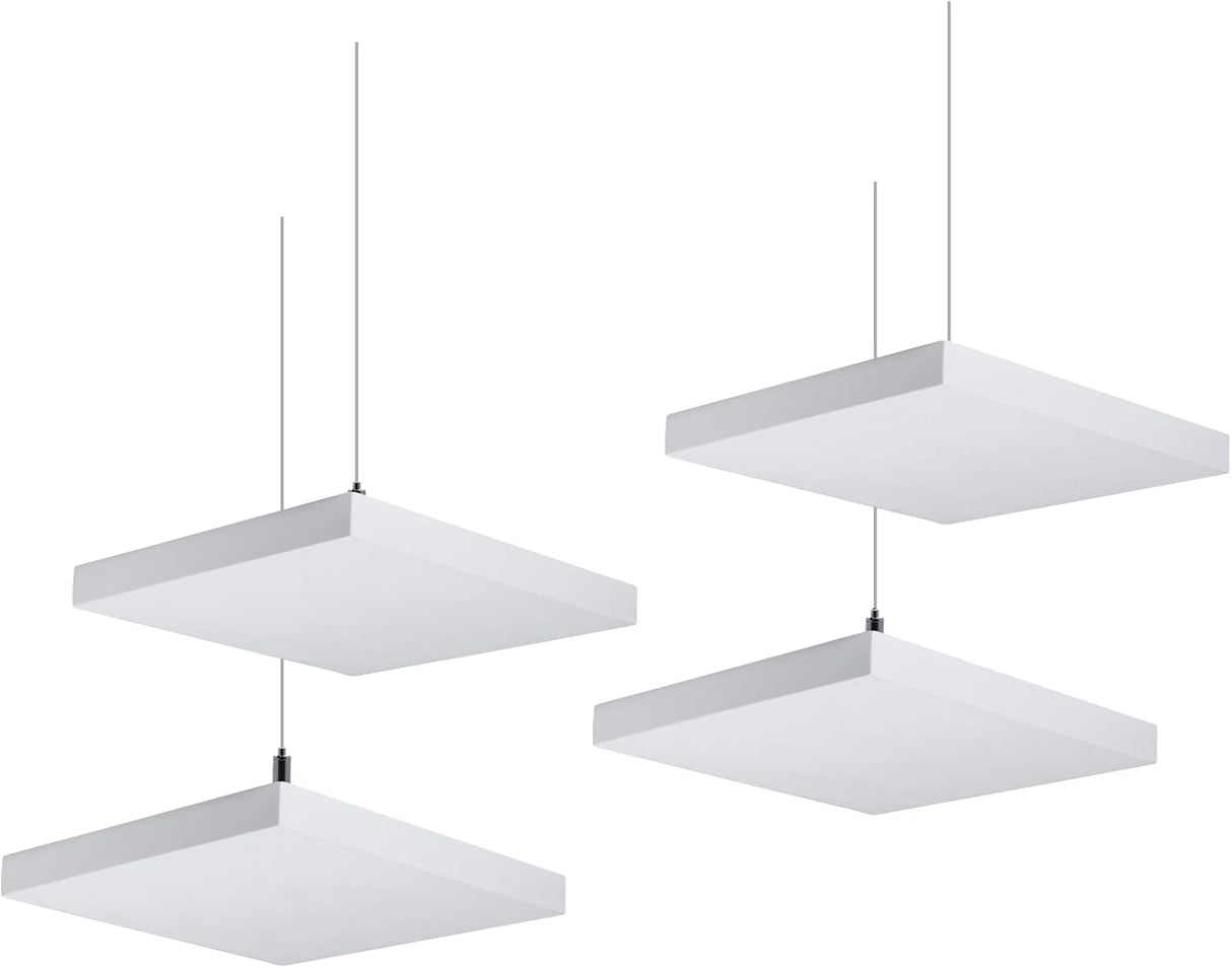 Paneles Acústicos TroyStudio 12x12 Pulgadas, 4 Piezas, Fibra